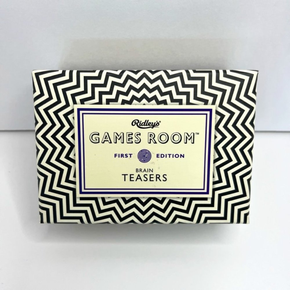 Ridley's Games Room First Edition Brain Teasers 140 Trivia Question Cards